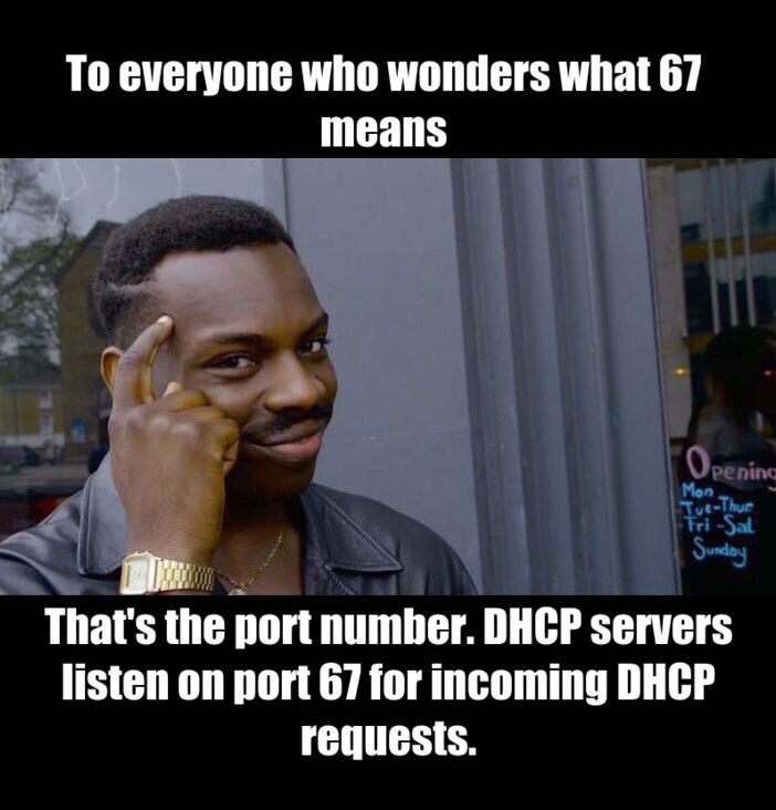 The Secret Handshake Of Port 67