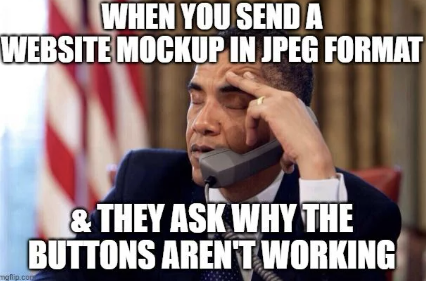 The JPEG Mockup Paradox