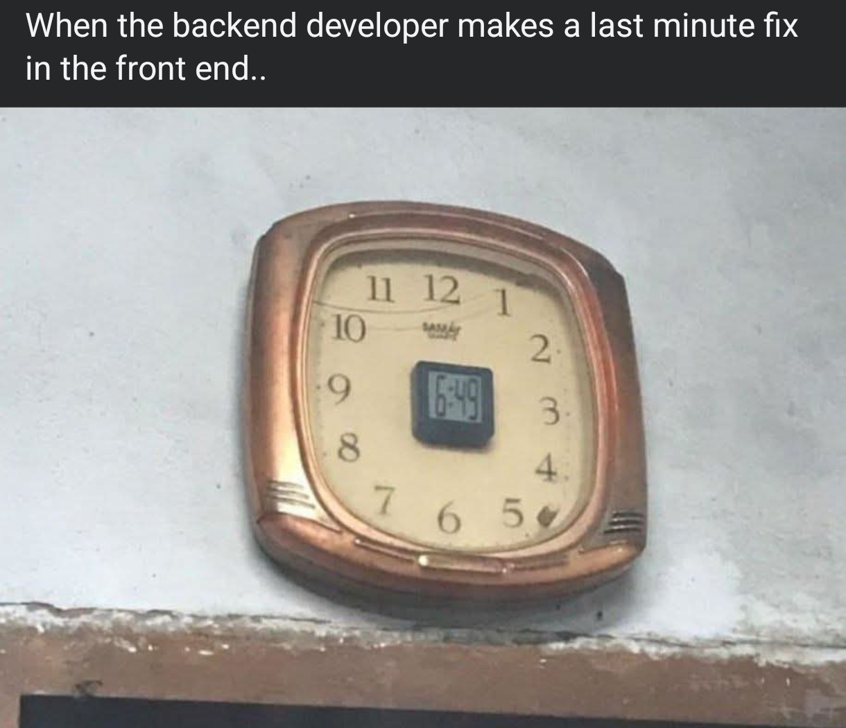 When Worlds Collide: Backend Meets Frontend