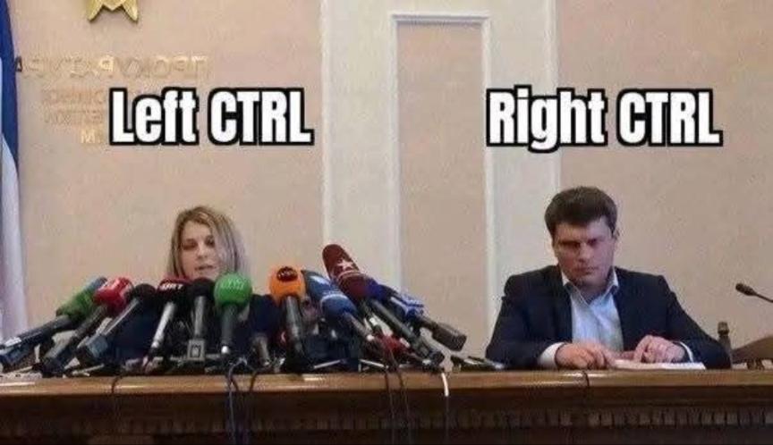 When Left Ctrl Becomes The Celebrity