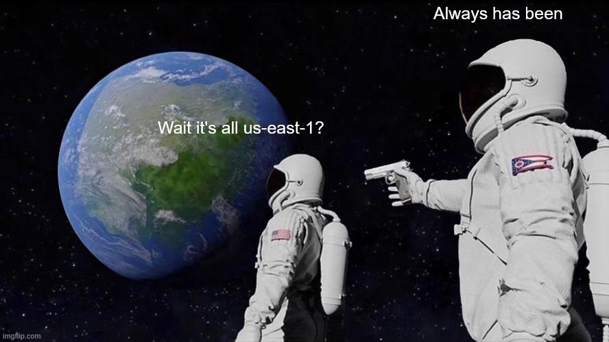 It's All Us-East-1? Always Has Been
