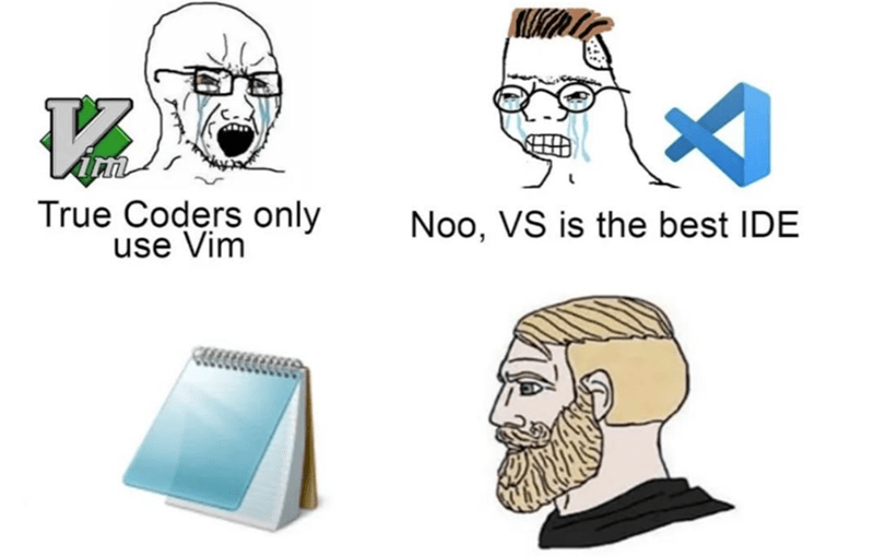 The Text Editor Holy War
