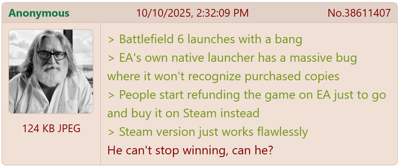 Task Failed Successfully: EA's Launcher Bug Becomes Steam's Payday