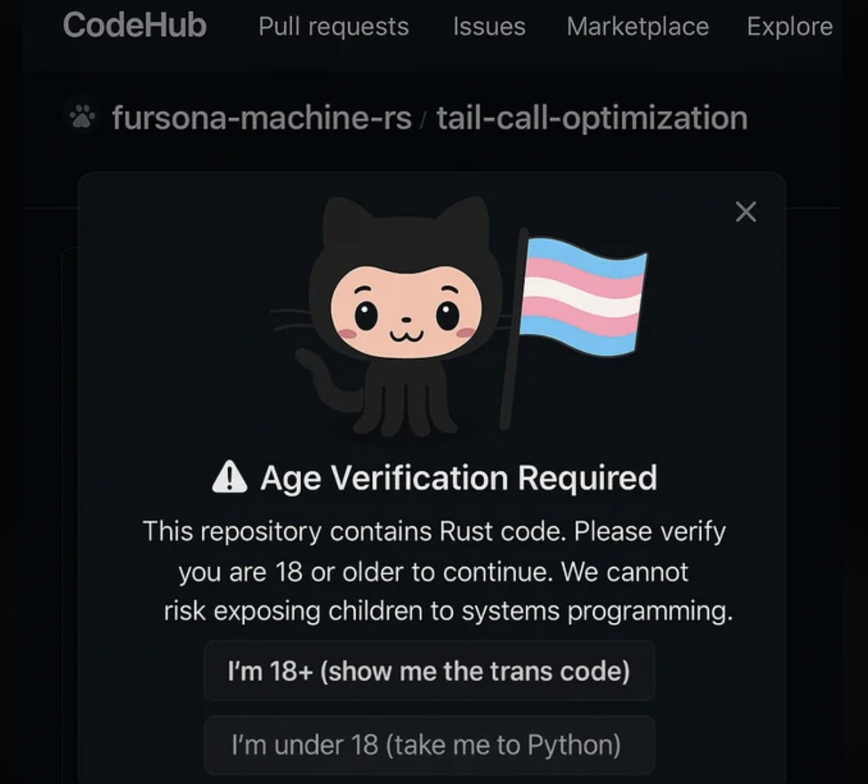 GitHub Age Verification: Adults Only For Memory Management