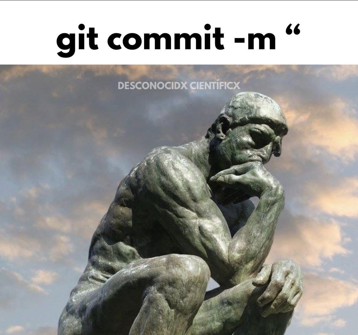 The Existential Crisis Of Git Commit Messages