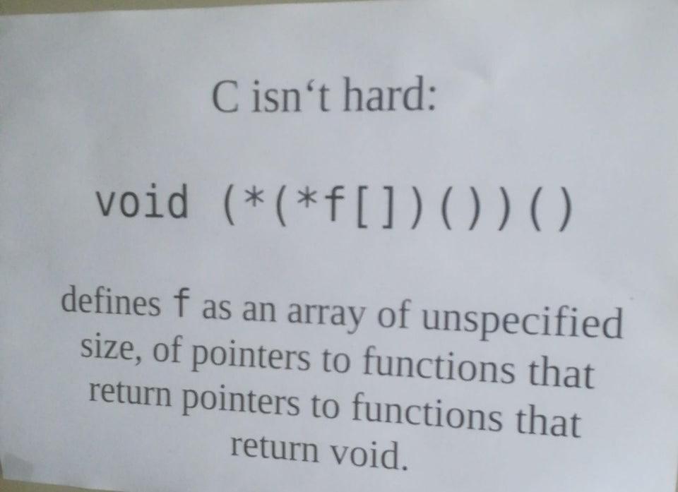 Pointers Are The Real Devils