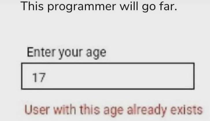 Make Age The Main Identifier