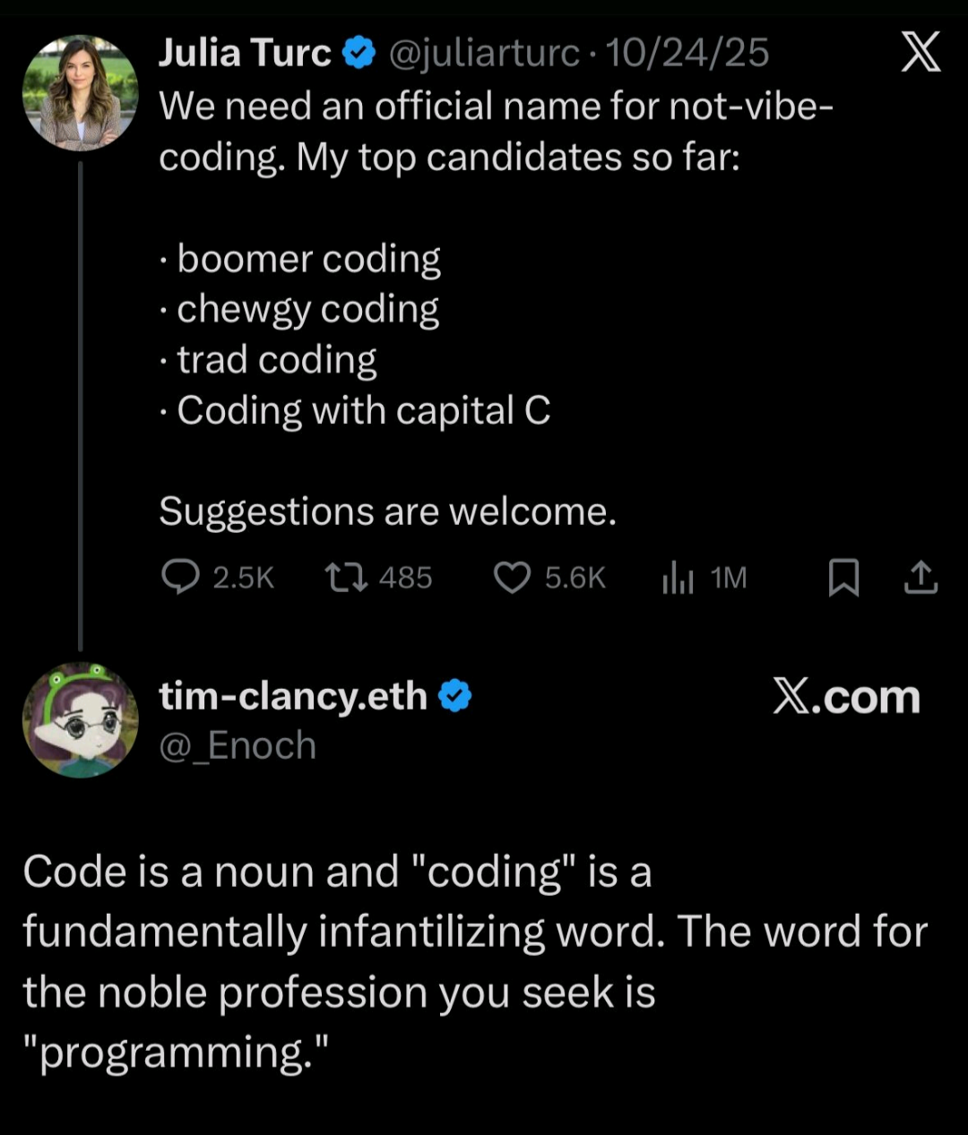 You Mean Actually Programming
