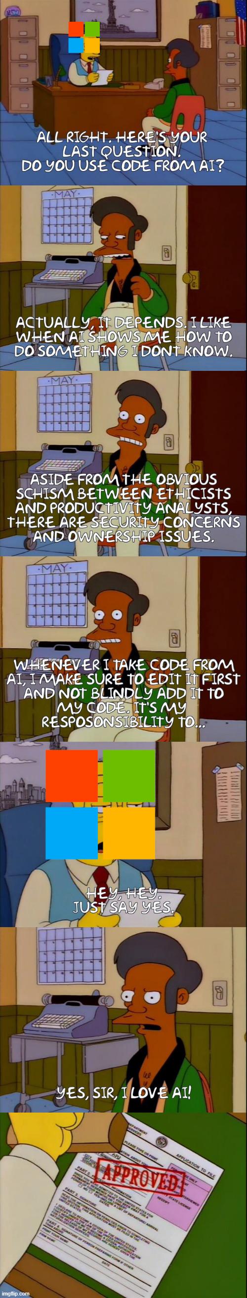 Basically How The Conversation Went