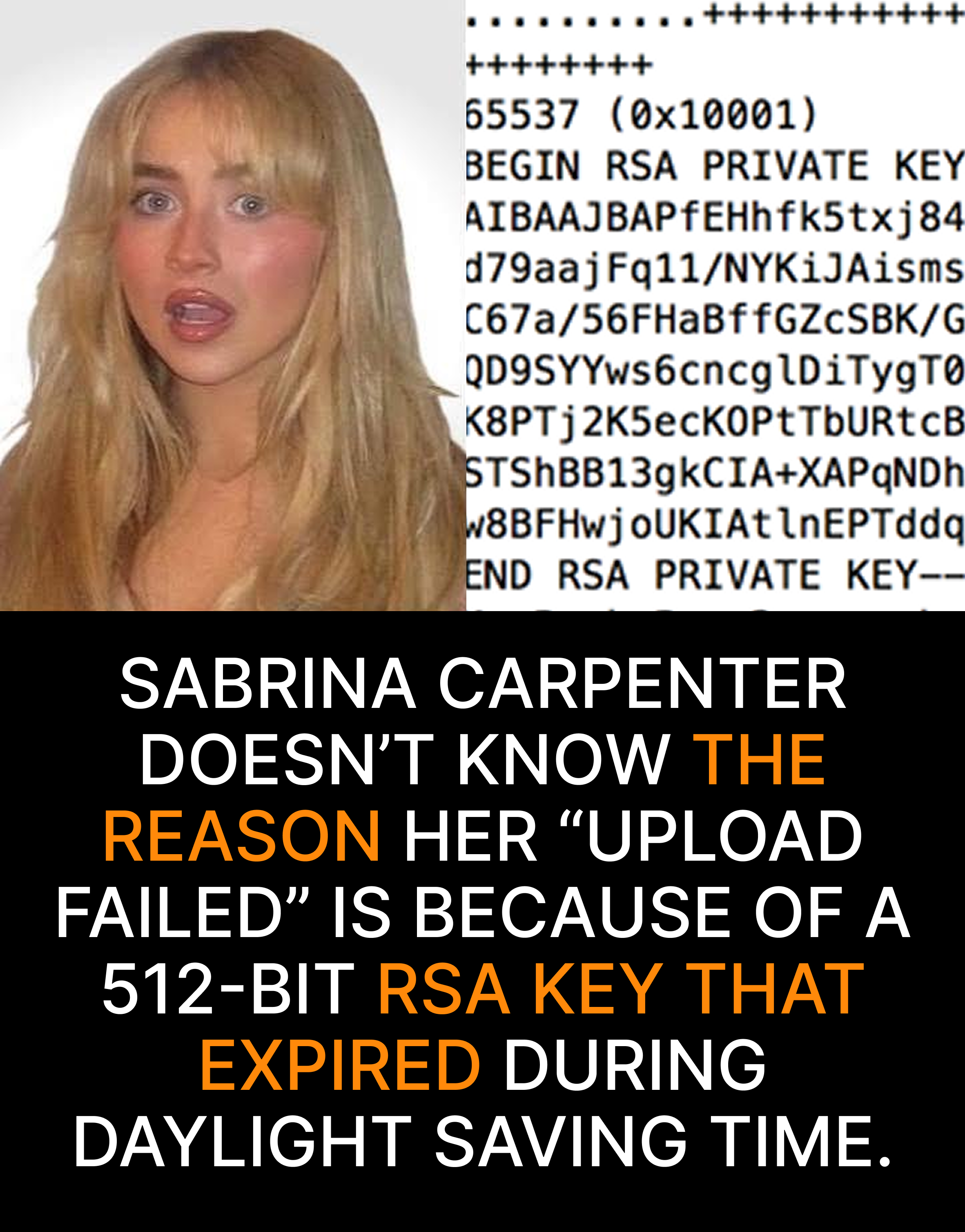 She Should Be Embarrassed