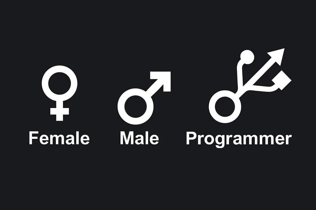 ♀️ Female ♂️ Male 🔀 Programmers