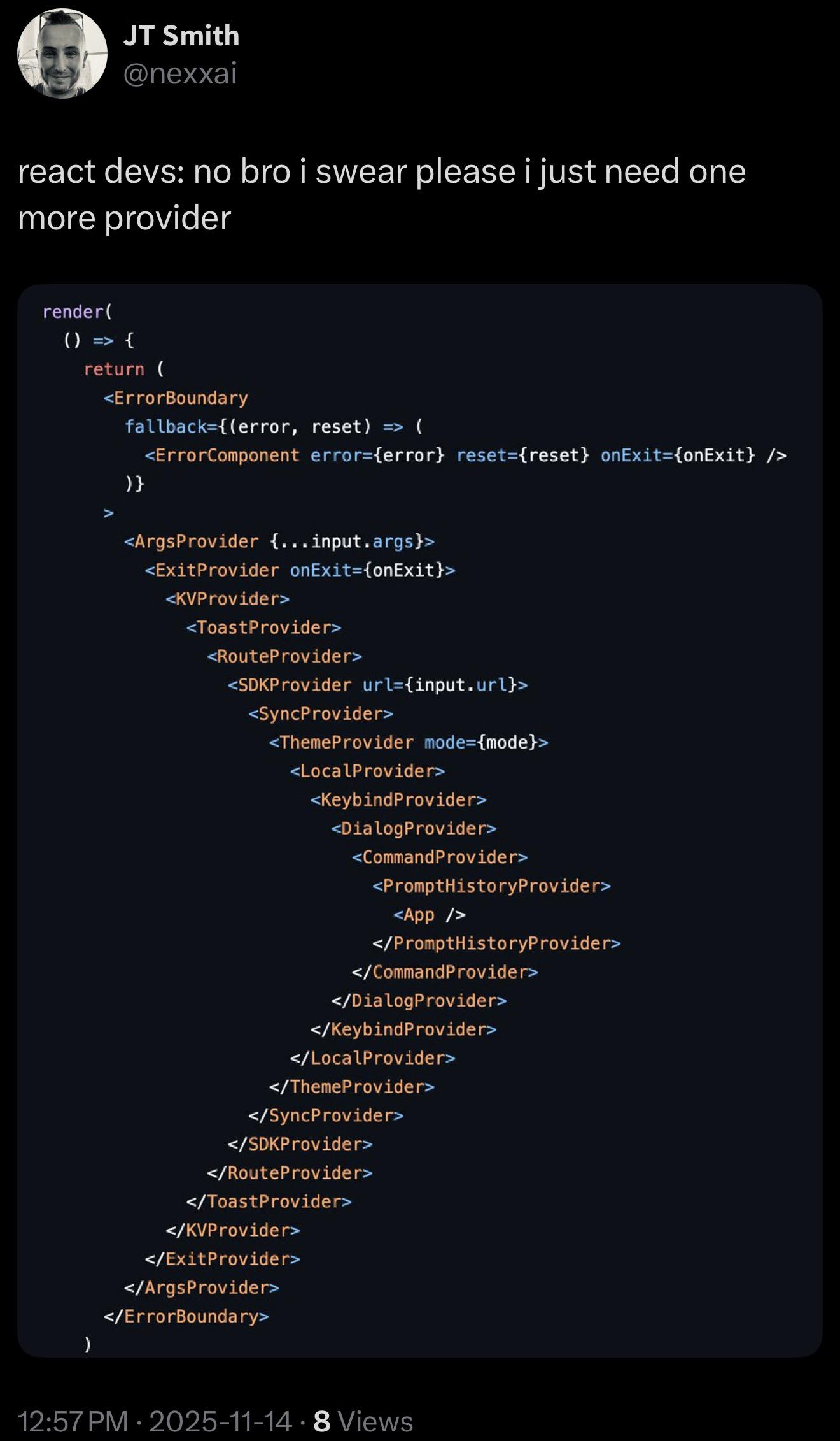 Just One More Provider