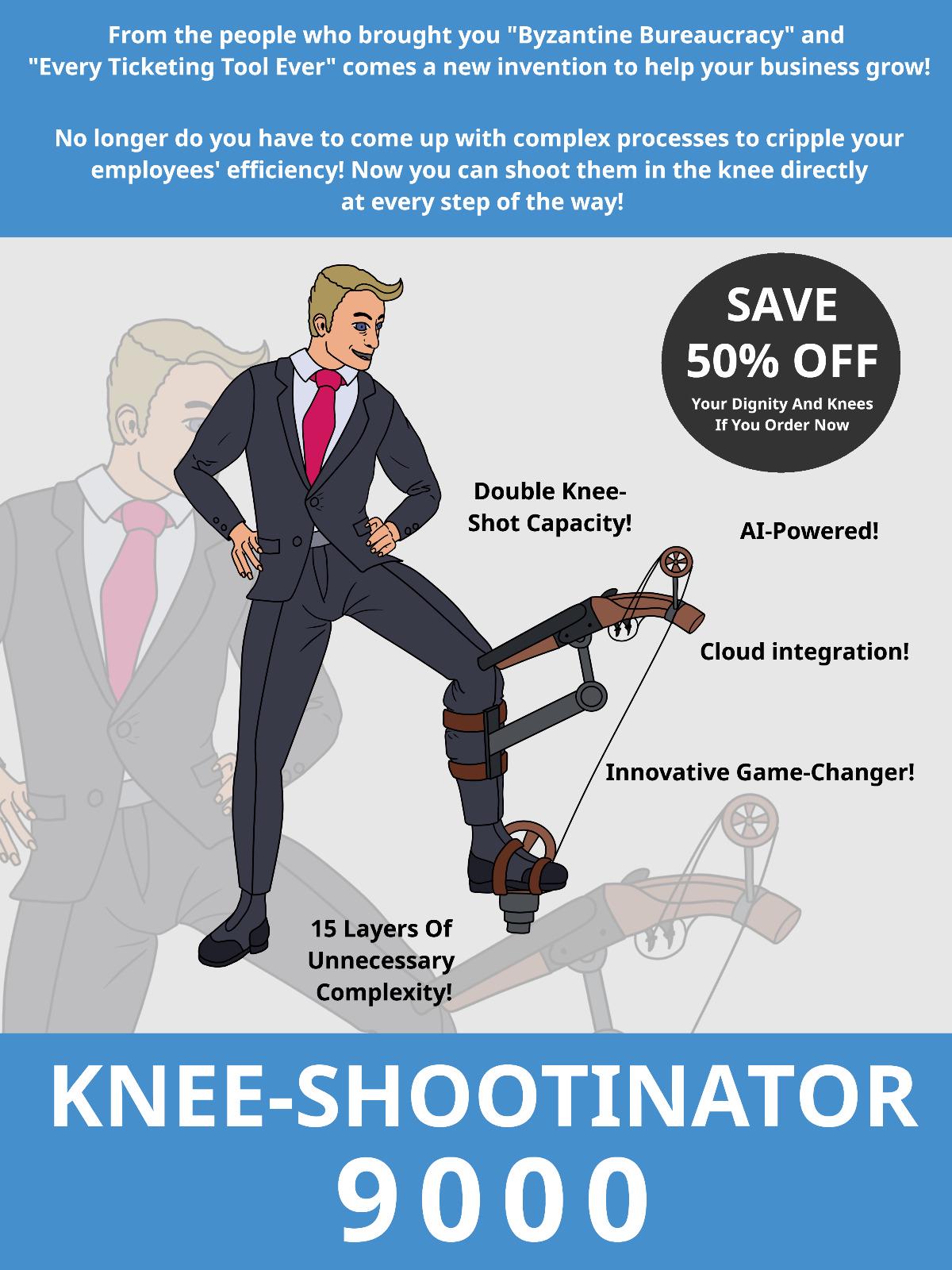 The Knee-Shootinator 9000: Enterprise Edition