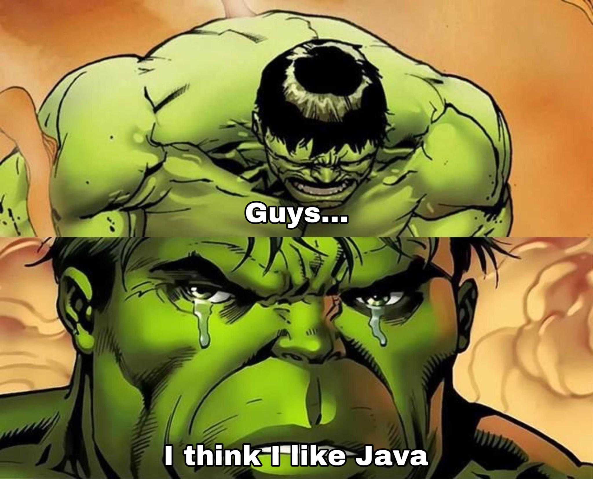 The Shameful Java Confession