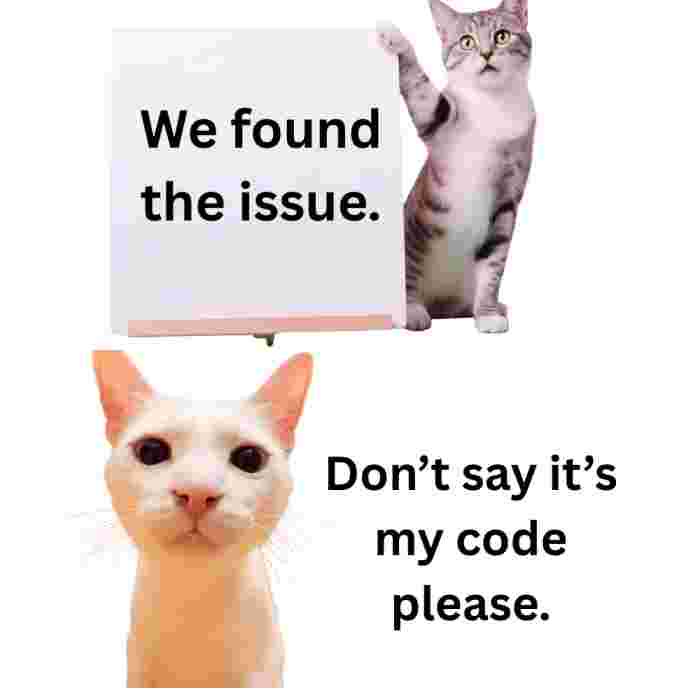 When The Bug Report Starts To Feel Personal