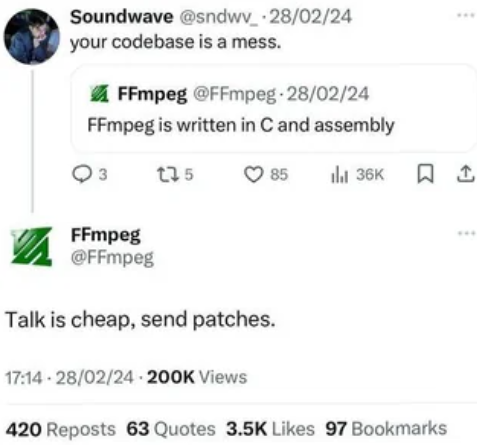 So Who Is Sending Patches Now