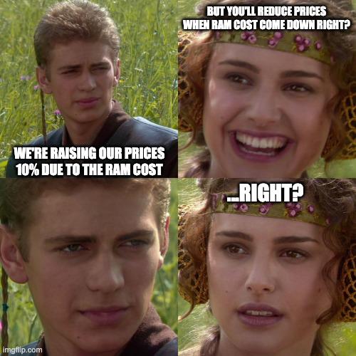 The One-Way Street Of Hardware Pricing