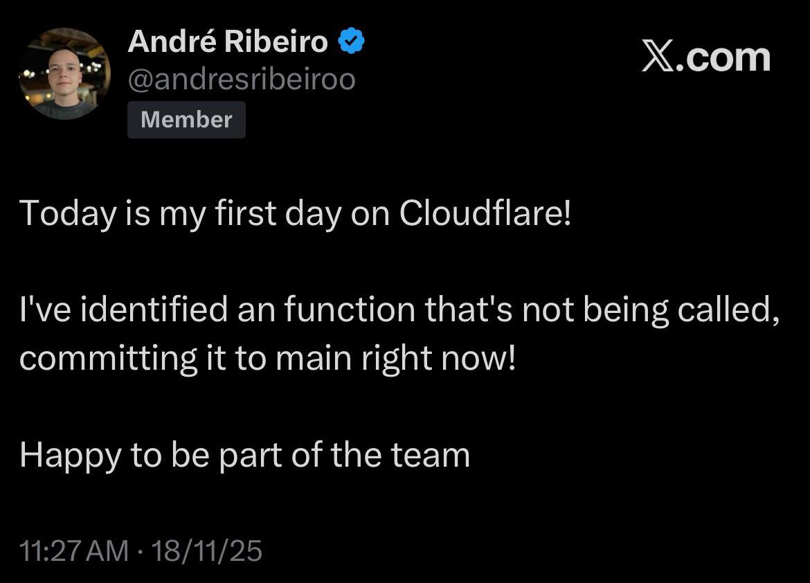 First Day, First Disaster