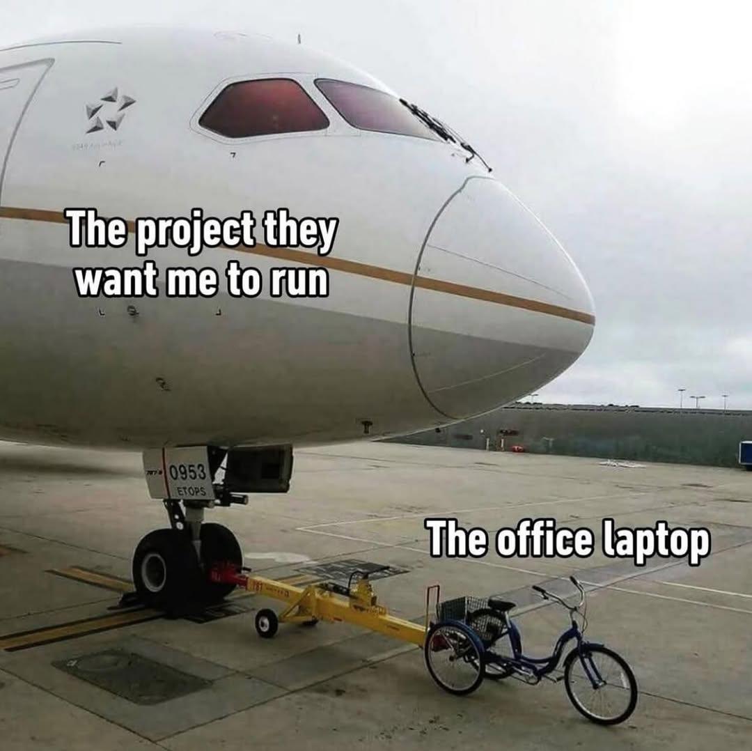 When Your Tools Are Way Outmatched For The Task