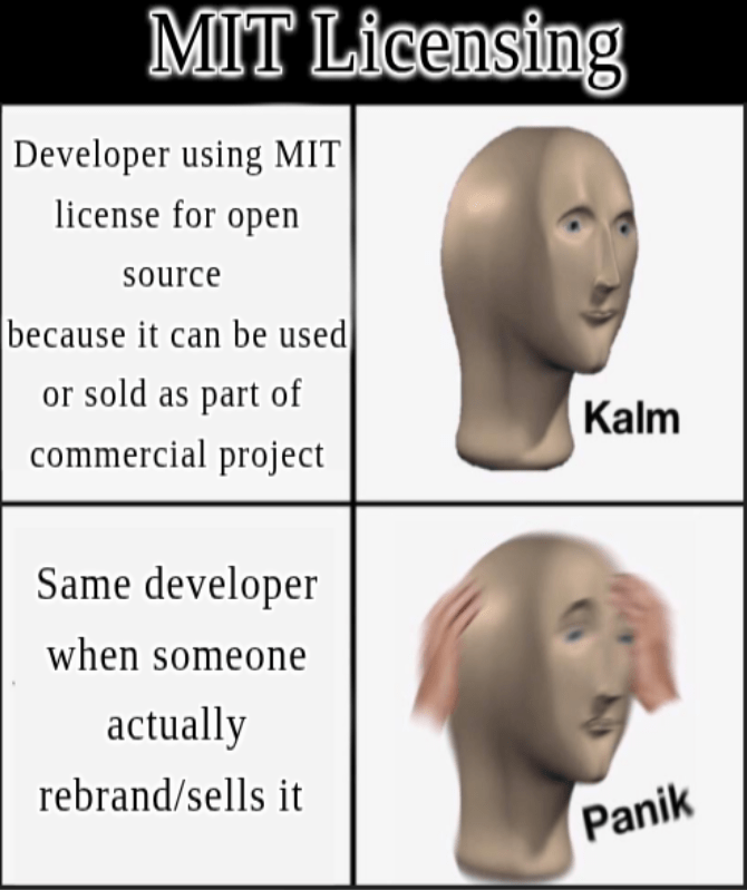 The MIT License Paradox