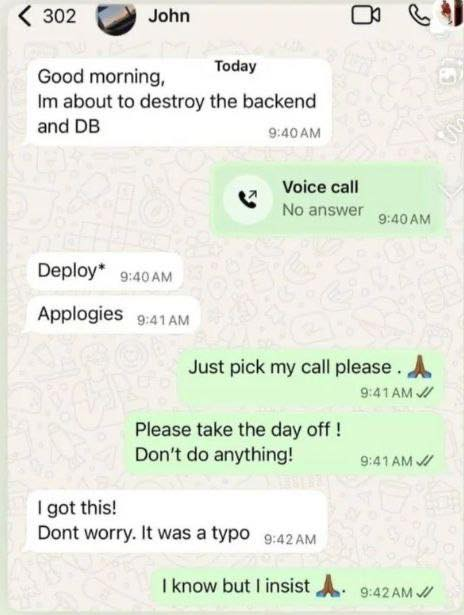 One Typo Away From Disaster