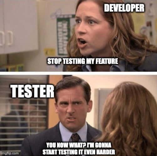 Developer Vs Tester Feud