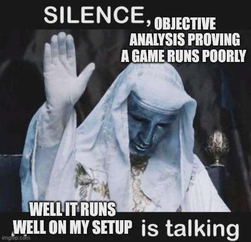 Silence, Objective Analysis Is Talking