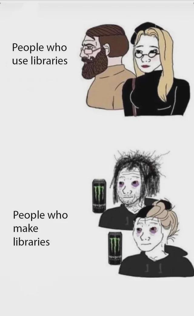 Library Users Vs. Library Creators