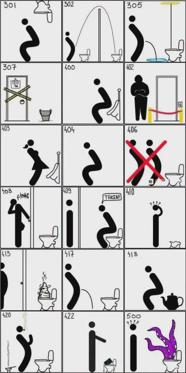 HTTP Status Codes: The Bathroom Edition