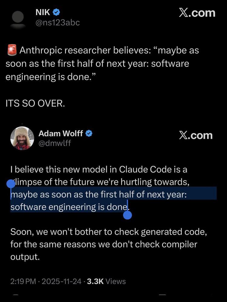 No More Software Engineers By The First Half Of 2026