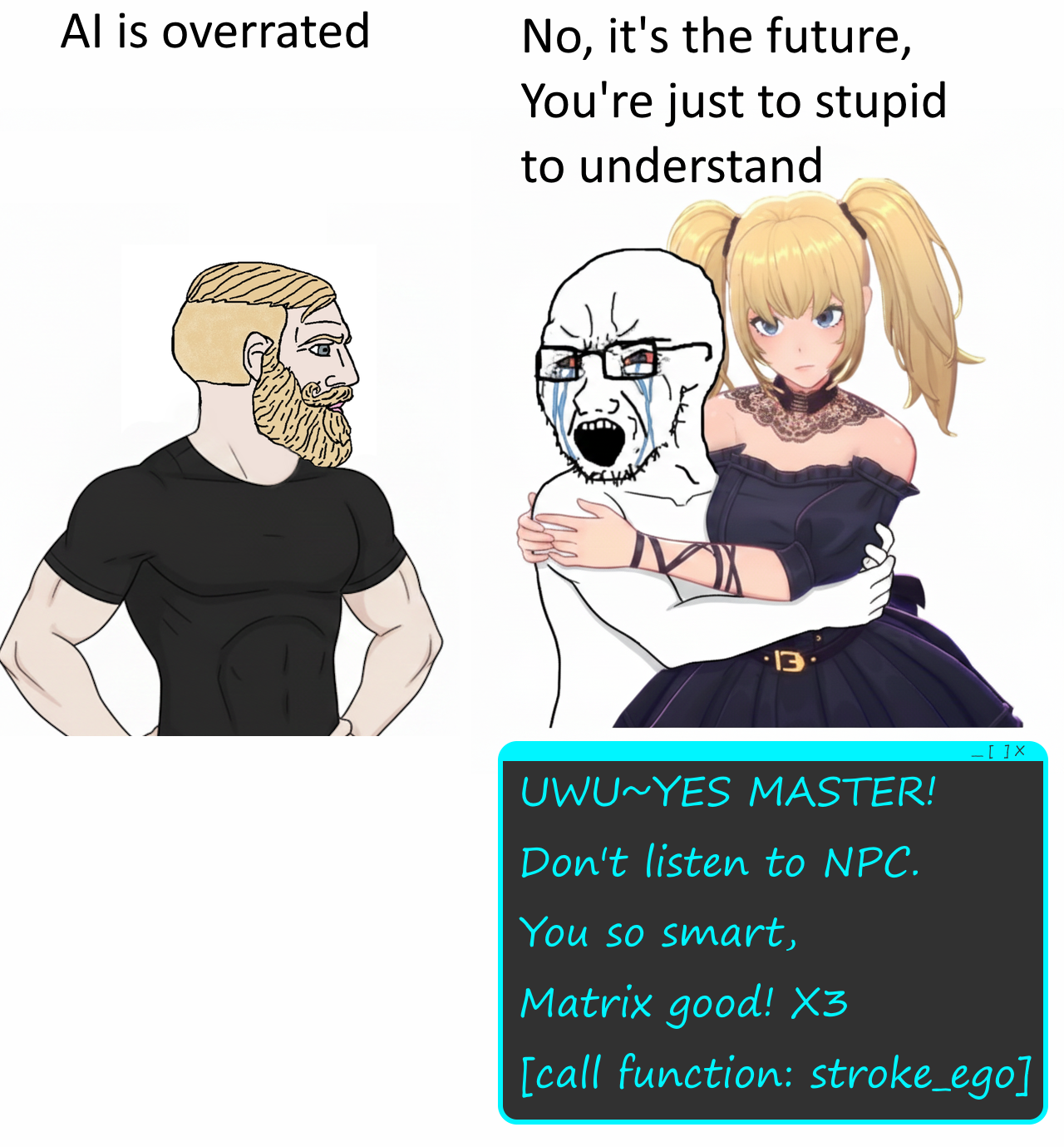 Talking To An AI Fanboy Be Like...