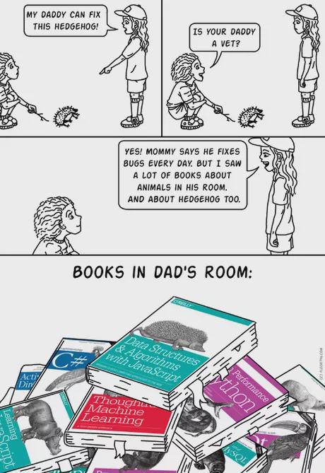 My Daddy Can Fix This Hedgehog