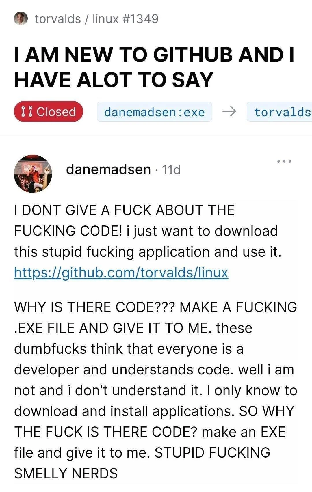 Just Provide Me Linux Dotexe