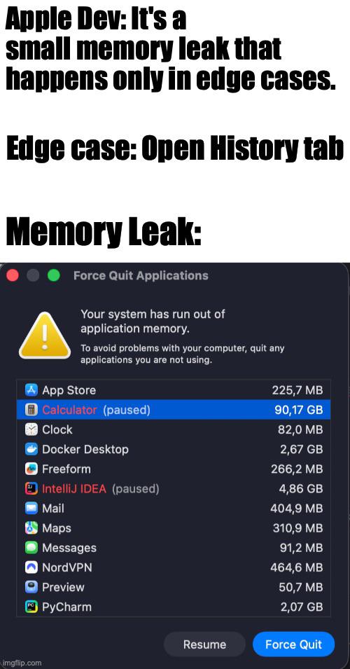 More Like Memory Drain