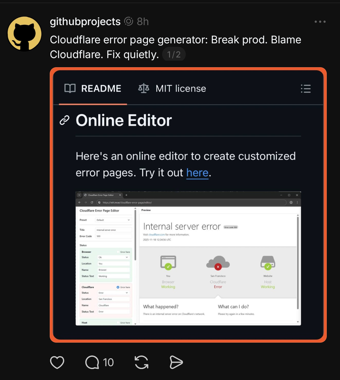 It's Not Our Fault It's Cloudflare's