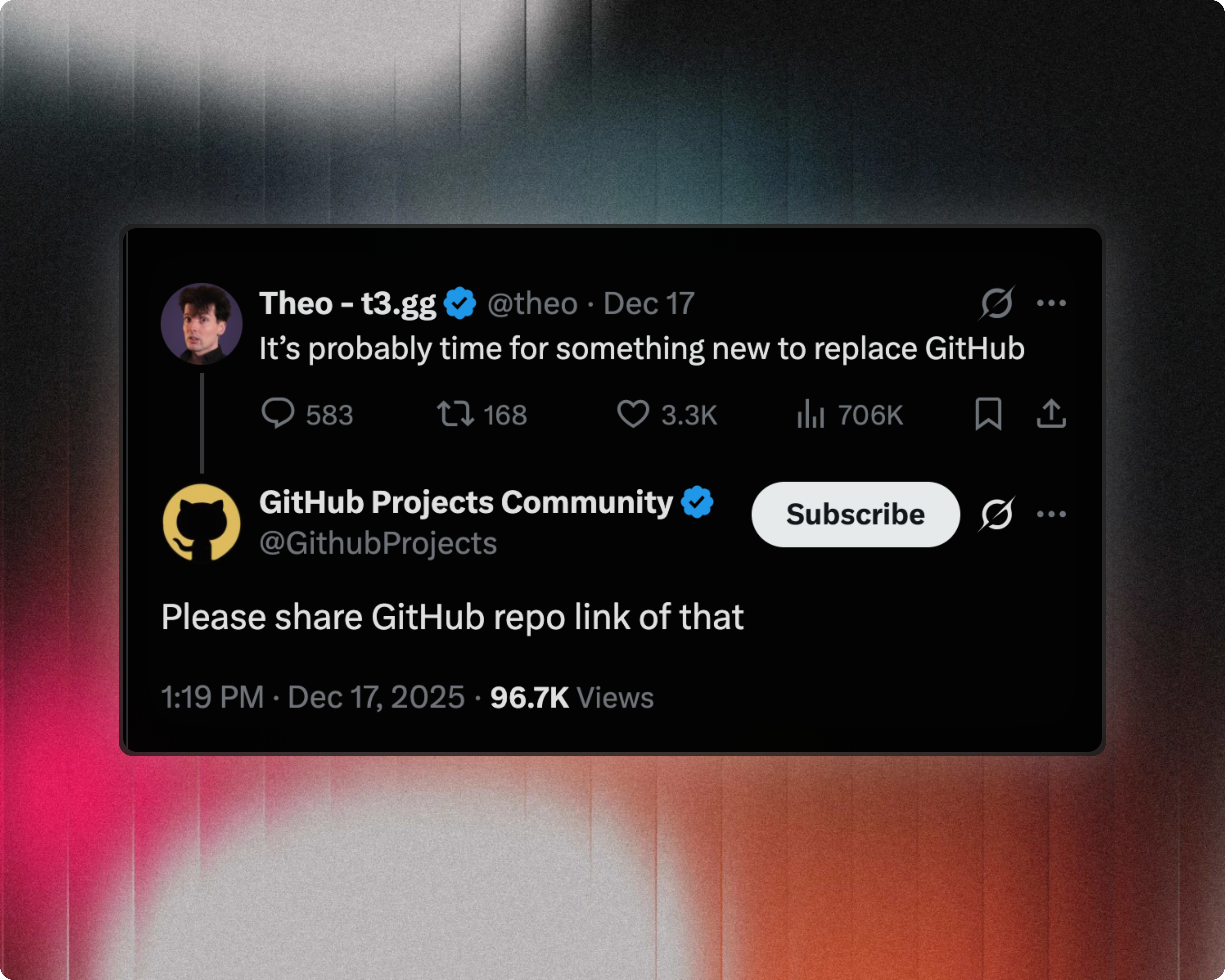 Git Hub'S Replacement Is Being Built On Git Hub. 😎