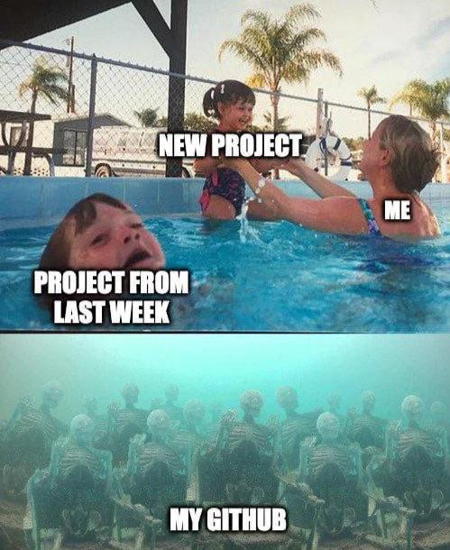 My Reaction When I Start New Coding Side Projects