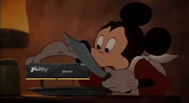 Me Selling One Of The Two 16 GB RAM Stick On Facebook Marketplace Because I Can't Afford 32 GB