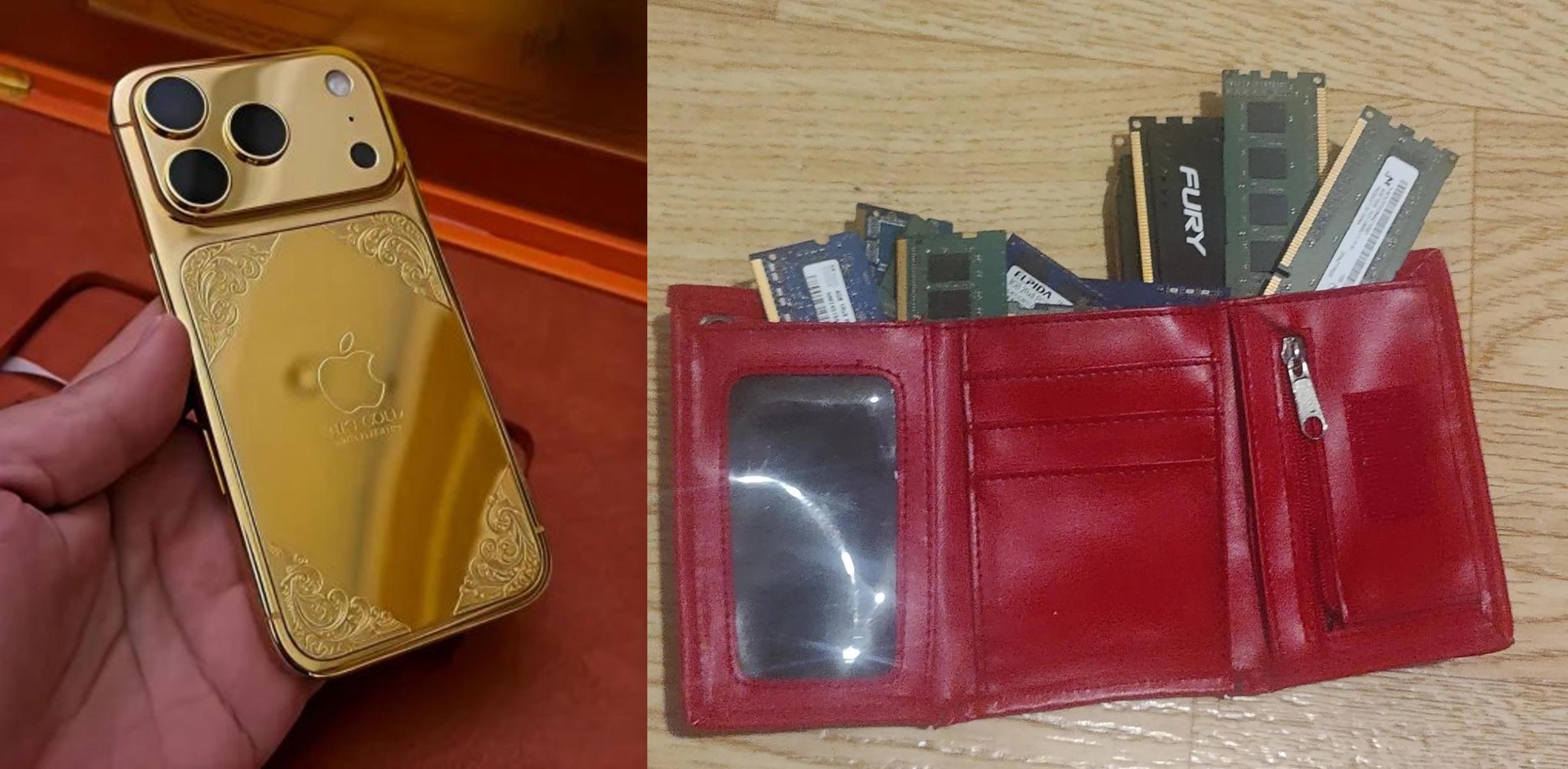 Someone Flexing With Golden iPhone 17 Pro Max... Until I Pull Out The Wallet