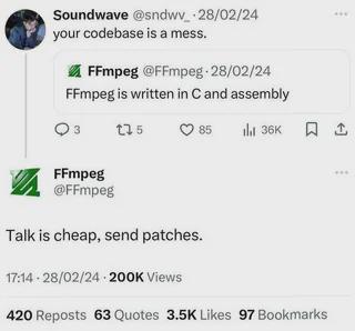 So Who Is Sending Patches Now