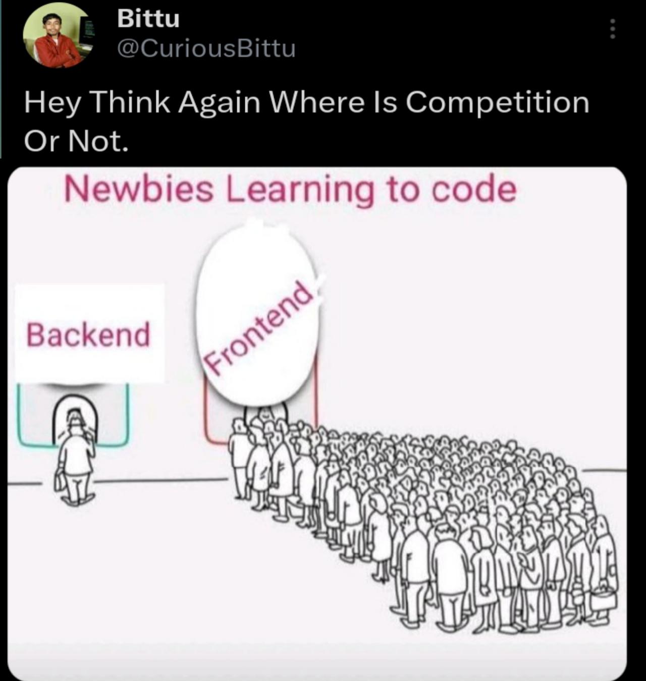 Backend Vs Frontend Competition