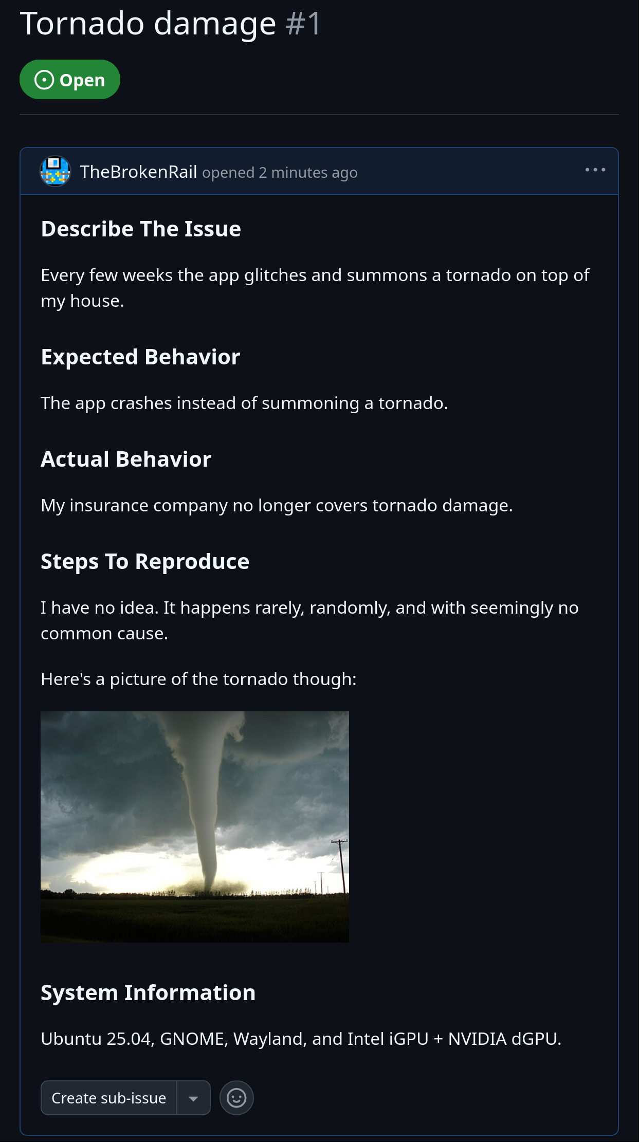 These Bug Reports Suck