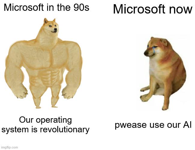 Microsoft In The 90s Vs Today