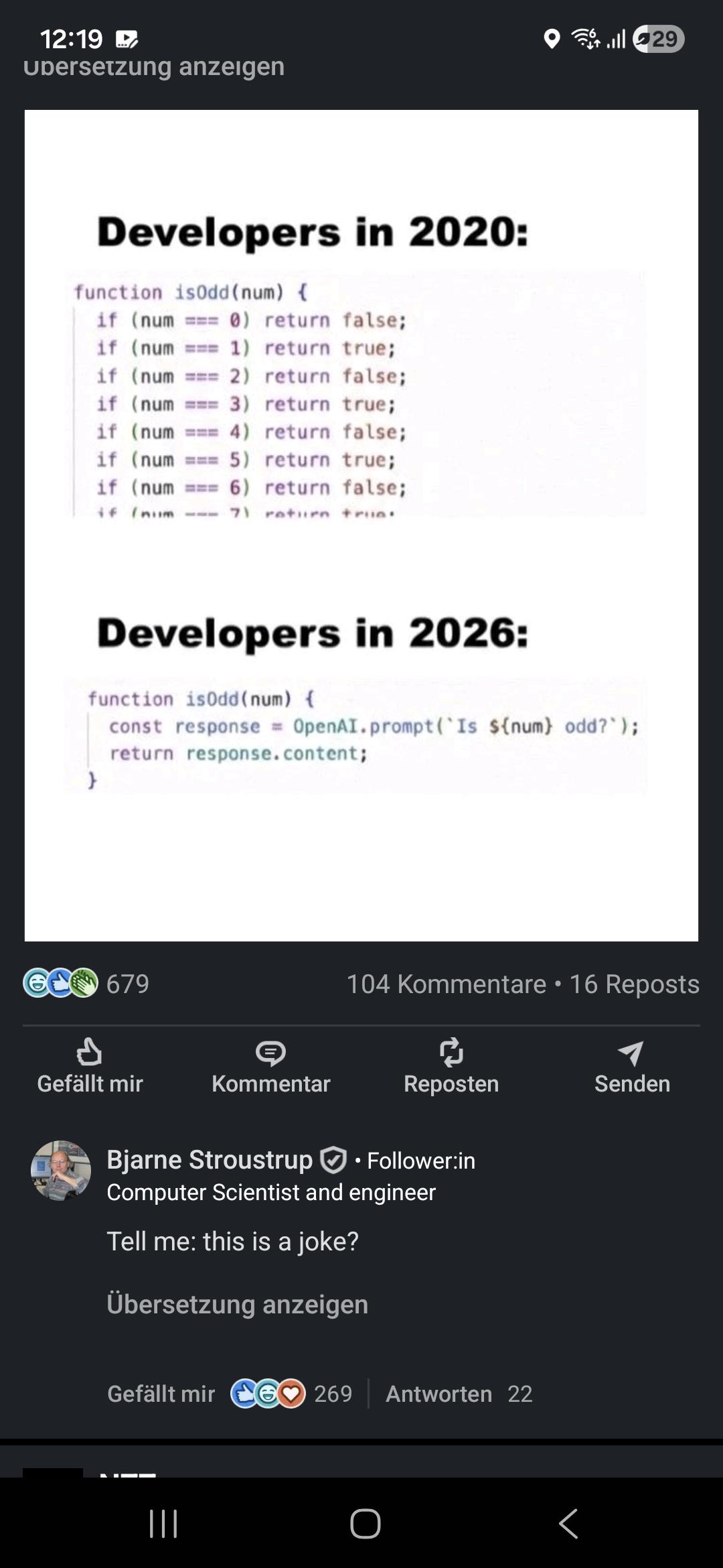 When Even The Father Of C Plus Plus Is Not Sure Anymore