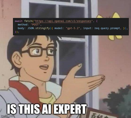 They Are Experts Now