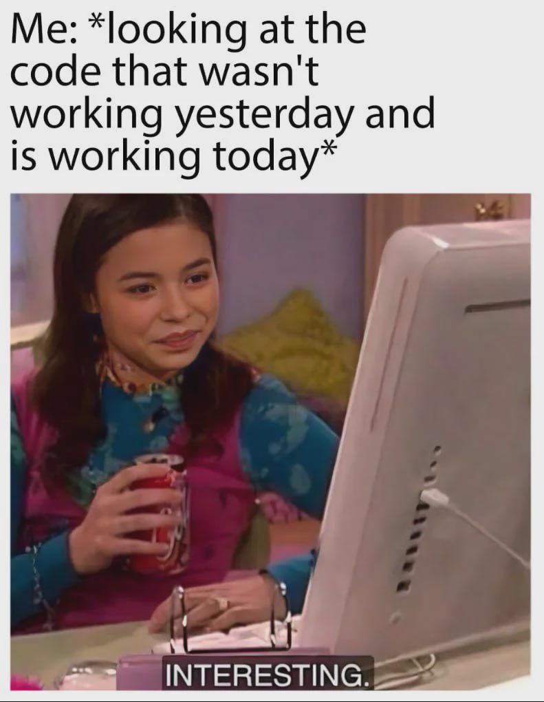 May Be It Was Just Having A Bad Day