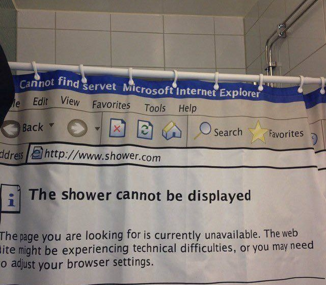 404 Shower Not Found!
