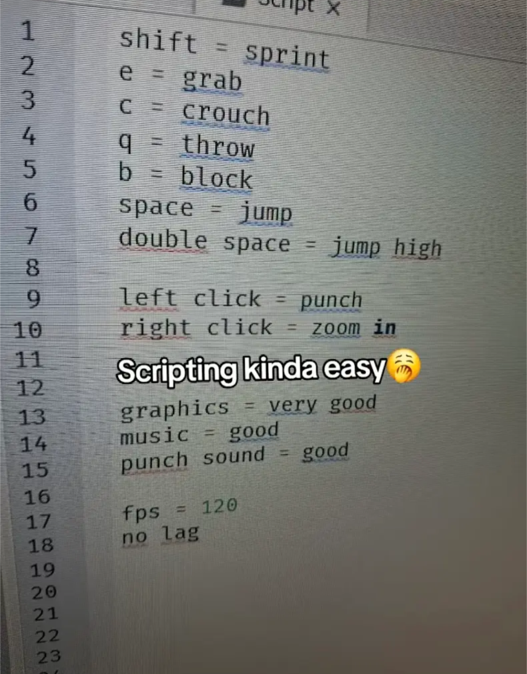 Scripting Kinda Easy