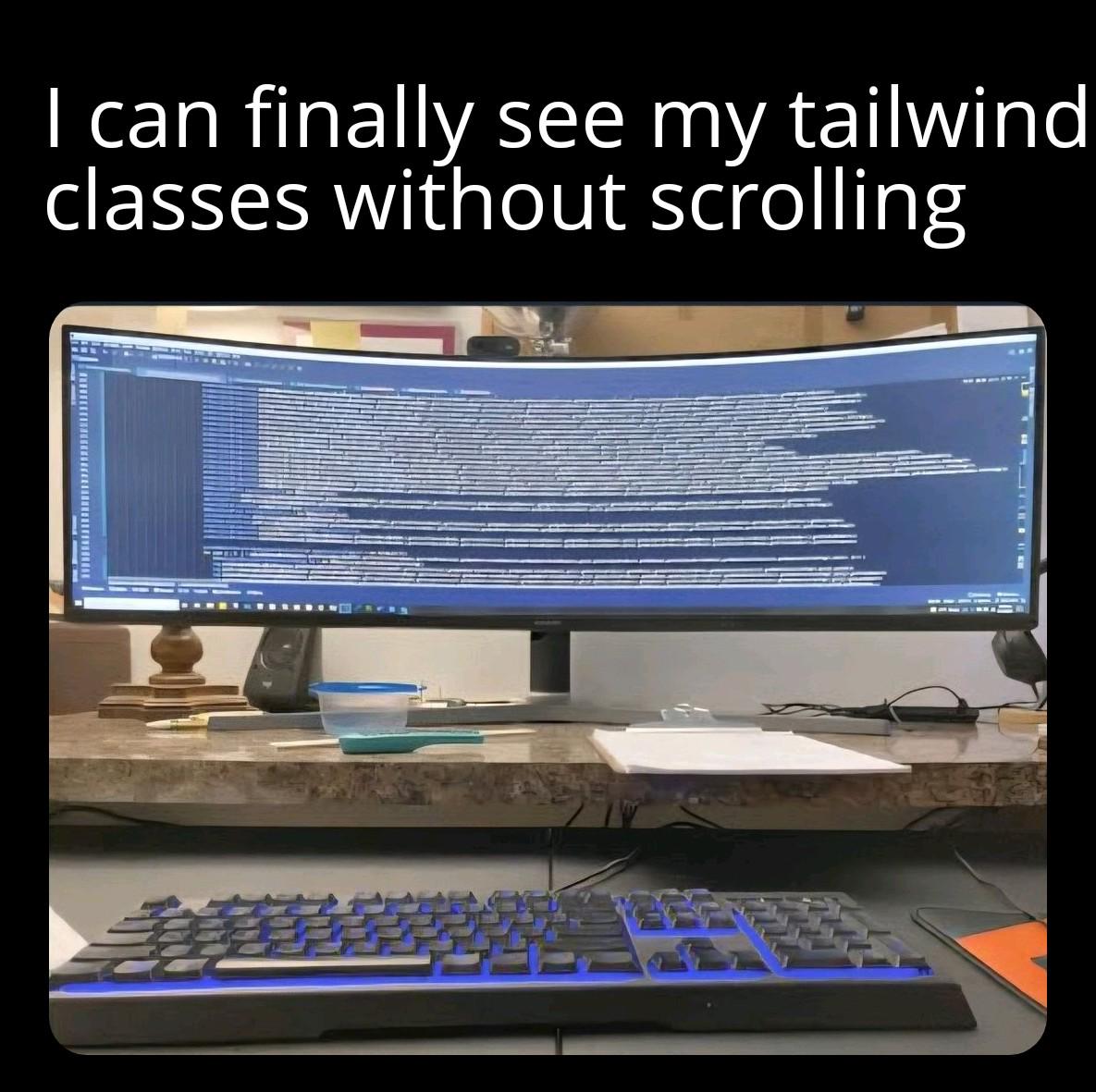 Finally See Tailwind Classes Without Scrolling