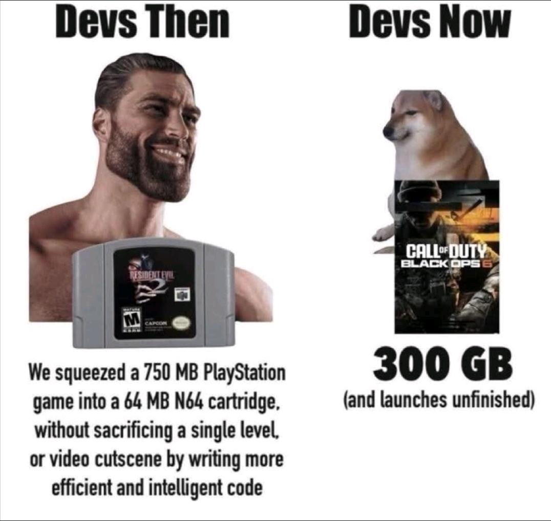 Game Devs Then And Now